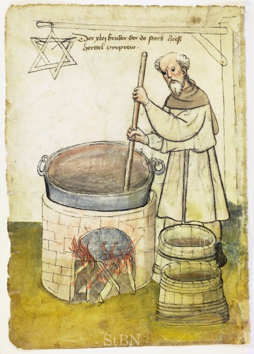  pyrprew herttel (Bierbrauer Hertel) aus dem Hausbuch der Mendelschen Zwölfbrüderstiftung von 1425 (Bild: gemeinfrei)