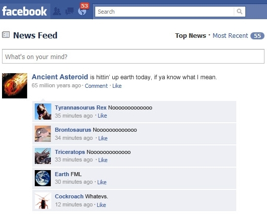 ancient facebook
