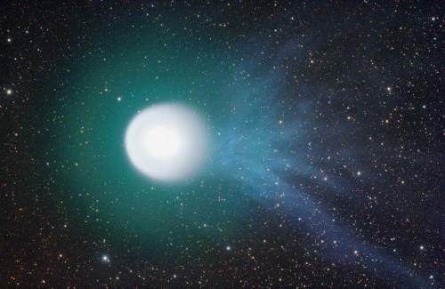 Koma des Komet Holmes (Bild: Ivan Eder, CC-BY-SA 3.0)