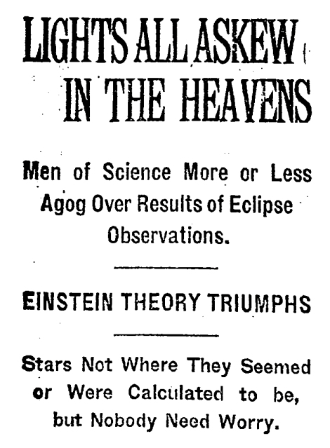 10. November, 1919, The New York Times.