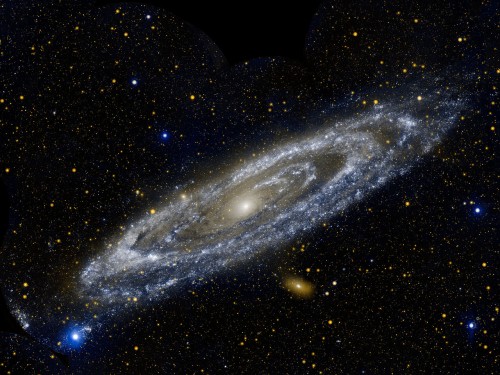 Andromeda: Die große Schwester (Bild: NASA/JPL-Caltech)