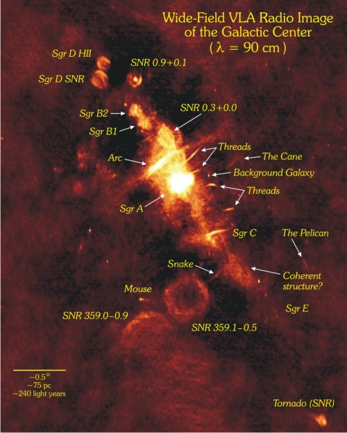 Bild: NRAO/AUI and N.E. Kassim, Naval Research Laboratory