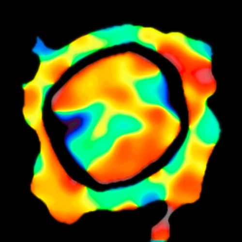 Geschwindigkeiten der Gasmassen auf Antares (Bild: ESO/K. Ohnaka)