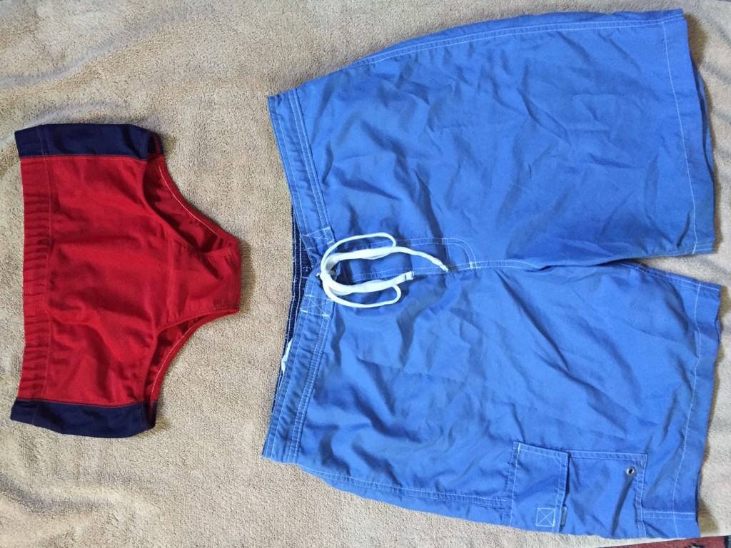 UV-Schutz-Kombi Shirt Hemd Hose Shorts Schwimmanzug C 