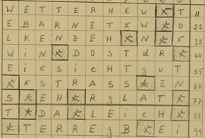 A crossword encryption used by World War II spy Wulf Schmidt Cipherbrain